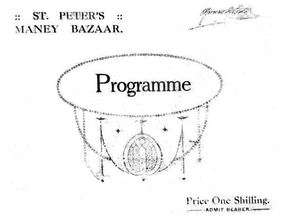 St. Peters Bazaar 1919